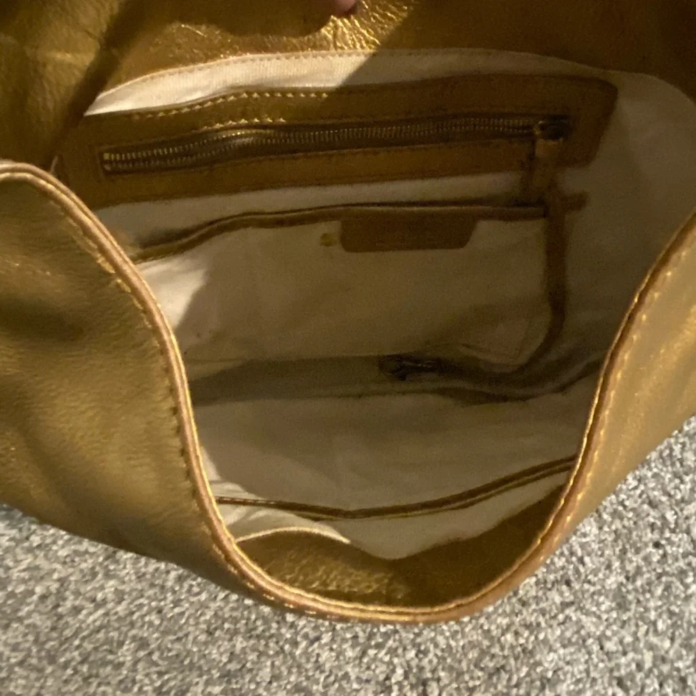 Michael Kors Gold hobo purse